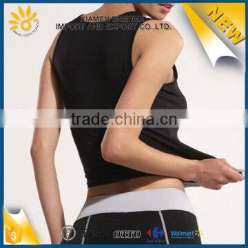 Oem Factory Cheap Fitness Breathable Women Splicing Tank Top photo-3