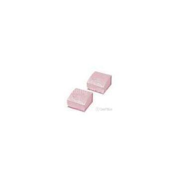 Full Color Women's Plastic with Leather Earrings Paper Jewellery gift Boxes with logo