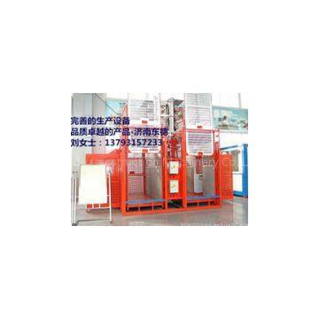 Double Cage People and Goods Transportation SC200/200 Builder's Elevator photo-2