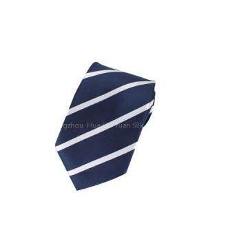 Men´s 100% Polyester Casual Style Stripes Small MOQ Long Tie