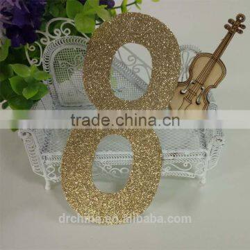 1000pcs gold glitter paper number "8" Decor Festive Birthday Party New Year,Christmas ,Cake