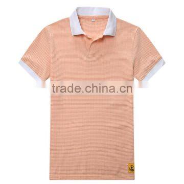 Comfortable Unisex Short Sleeve ESD T- Shirt of Low Triboelectric Voltage photo-4