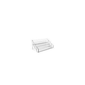 4 Tier Acrylic Display Stand Clear Counter Display Holders For Brochures
