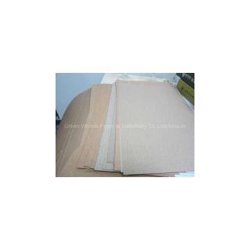 duplex paper board with grey back and white back