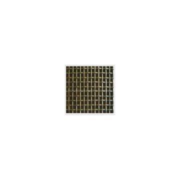 Galvanized crimped wire mesh