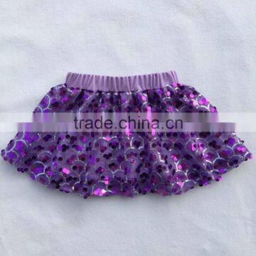 The Newest Design Girl Dress Wholesale Kids Clothes Scale Pattern Sequin Baby Skirt photo-2