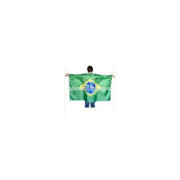 Cheap price with best quality polyester brasil body flag 2014 world cup flag