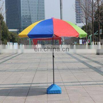 Outdoor sun-proof pole with metal tilt 210cm large size for promotion with customized logo print Beach umbrella frame