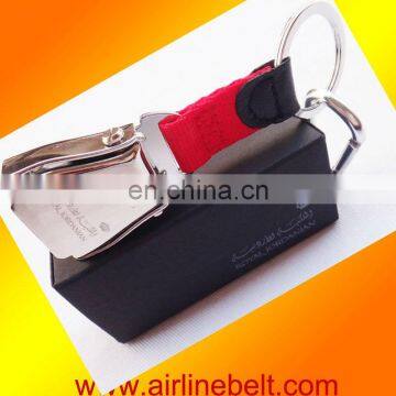 Top high standard airplane seatbelt buckle cell phone keyring