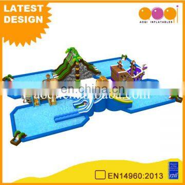 20 years experience factory twisted water slide water inflatable games for sale