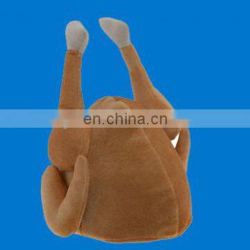 Plush Thanksgiving Day Roasted Turkey Hat