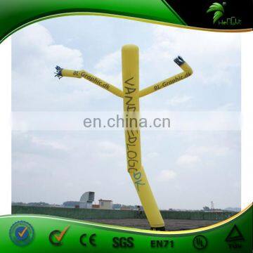 Outdoor & Indoor Inflatable Air Dancer, 6M Single Leg Mini Yellow Inflatable Sky Air Dancer Dancing photo-2