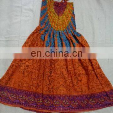 NEW BAGRU RAYON PRINTED MINI DRESS TOPS