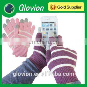 New style smart phone touchscreen gloves for girl