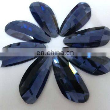 DZ-1763 Irregular Garment Beads Glass Flat Back Gemstone