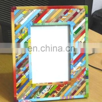 Recycled Tin Photo Frame 4x6