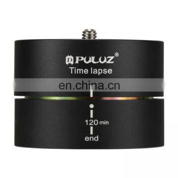 PULUZ 360 Degrees Panning Rotation 120 Minutes Time Lapse Stabilizer Tripod Head Adapter photo-3