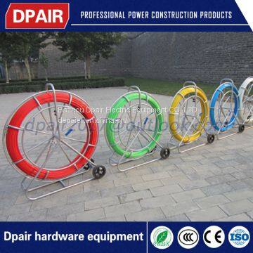 Conduct clean underground cable installation Duct rodder 8mm,conductive duct rodder Tracing Rodding 250m