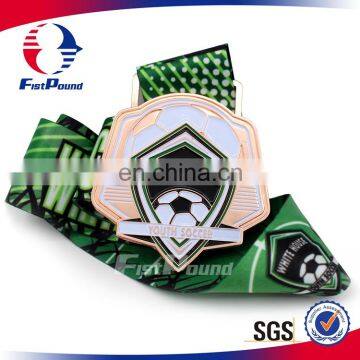 DSC Rock Hill Classic Fluorescence Color Soccer Medal photo-2