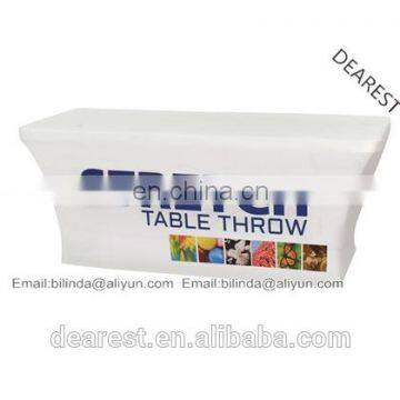 Rectangular spandex conference Table cover print logo