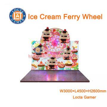 Zhongshan amusement park equipment kid mini Ferry Wheel playground outdoor equipment 5 seat Ice Cream Ferry Wheel