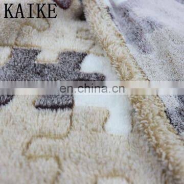 Warm Baby Soft Custom Print Muslin Polyester Polar Fleece Flannel Swaddle Blanket photo-5