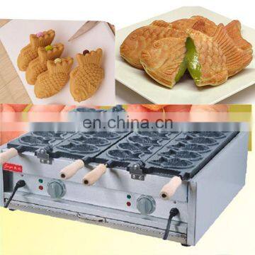 high quality fish waffle maker taiyaki open mouth ice cream taiyaki machine