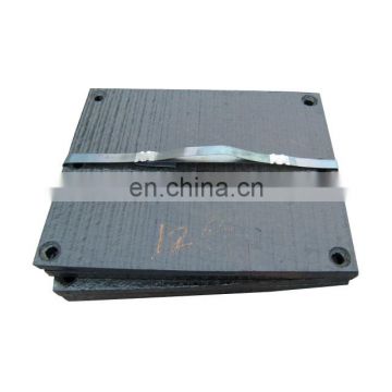 Abrasion resistant chrome coated bimetal alloy wear steel plate