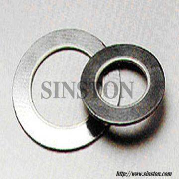 With out eyelets reinforced graphite gasket