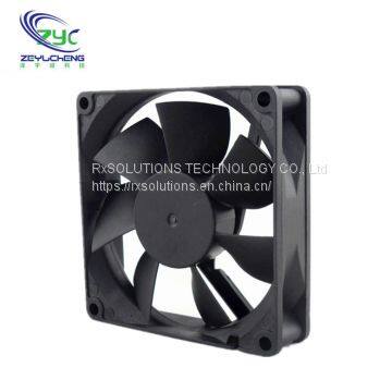 Customized 12V 0.4A 80*80*20MM Dual Ball Bearing Cooling Fan With 3wires photo-2