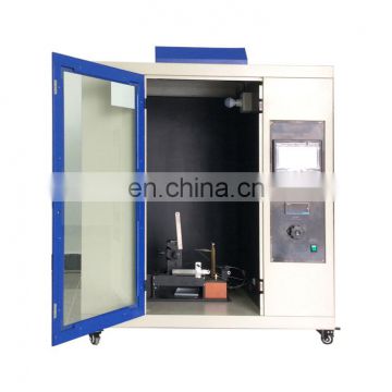 Facial mask flame retardant performance tester for testing the anti-combustion performance of surgical masks