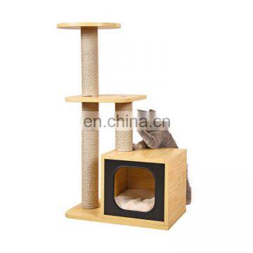 Manufacture Sale Customized Cat Tree House Scratch Post