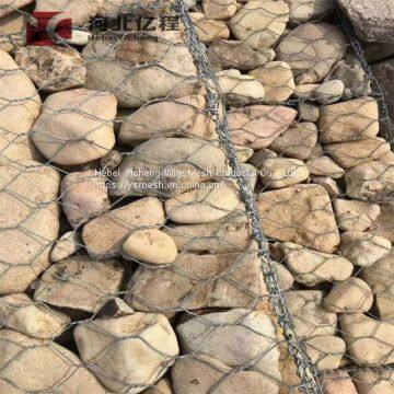 Anping Galvanized PVC Hexagonal Gabion Wire Mesh Stone Cage Gabion Baskets photo-2