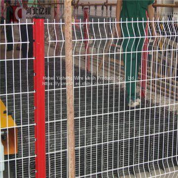 Home Outdoor Decorative Welded Wire Mesh Metal Curved Panel 3D Garden Fence photo-2