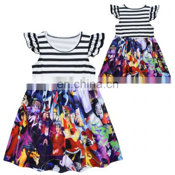 Summer Princess Print Dress Toddler Girls Dress Cute Fashion Summer Clothes