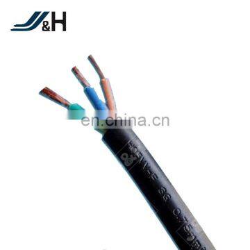 VDE Approved Flexible Power Cable H05VV-F 2/3/4/5 Cores 0.75~4.0mm2