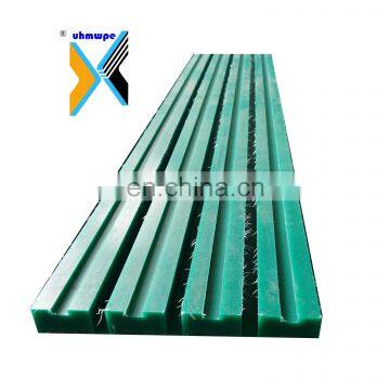 uhmwpe tourist chain plastic conveyor chain corner track high wearing uhmw channel aluminium profile guide rail conveyor impact