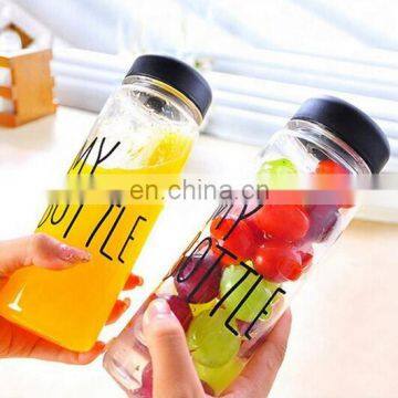 Korea hot selling 500ml My bottle PC Tritain with BPA free water bottles