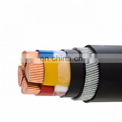 China best price NYRY 0.6/1kv PVC Insulated Galvanized Round Steel Wire armored Power Cable 4x50mm2