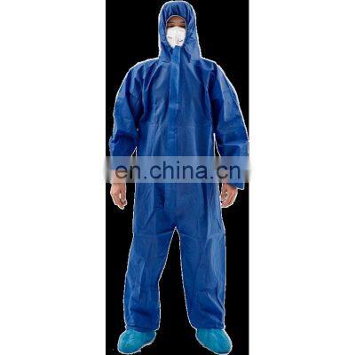 breathable SMS Industrial protective clothing asbestos removal suits type 5 / 6