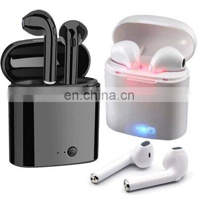 Discount Price for i7 i7s TWS Wireless Earbuds White Wireless Earphones Headset with Mic Stereo V5.0 vs i12 e9