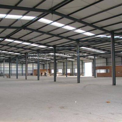 New Design Reliable Seismic Earthquake Prefabricated Light Steel Structure Muti Slope Workshop photo-3