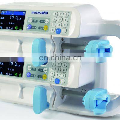 Hot-selling Wego Single Channel or Double Channel Syringe Pump Medical Use for Infusion LED Display photo-4