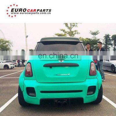 R56 R55 lb style  body kit with front bumper rear bumper over fenders FOR R56 bodykit high quality FRP material