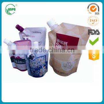 Custom Printed Plastic Cap Liquid/detergent Doypack Compound Bag Stand up Spout Pouch photo-3