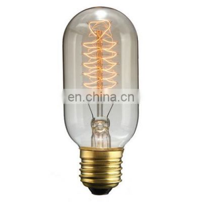 E27 Antique Edison Bulbs T45 Incandescent Light Vintage Retro Industrial Style Lamps