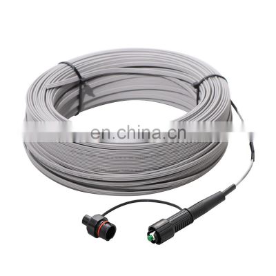 1 Core FTTH fiber optic drop cable mini sc waterproof Connector outdoor patch cord