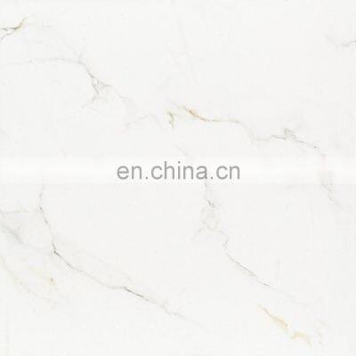 Lowest price  white shinny vitrified floor tiles