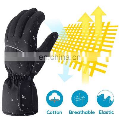 Spot Heating Charging Keeping Warm Heating Autumn and Winter Thickening 5 Fingers Outdoor Hiking and Cycling Gloves