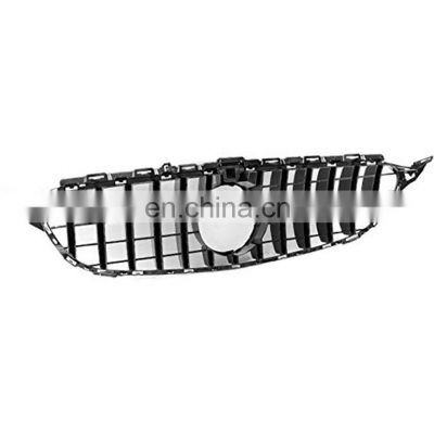 Cubierta de espejo Factory Direct Sales Black Piano Front Grille For Mercedes Benz W205 W206